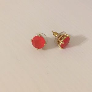 Kate Spade Coral Stud Earrings